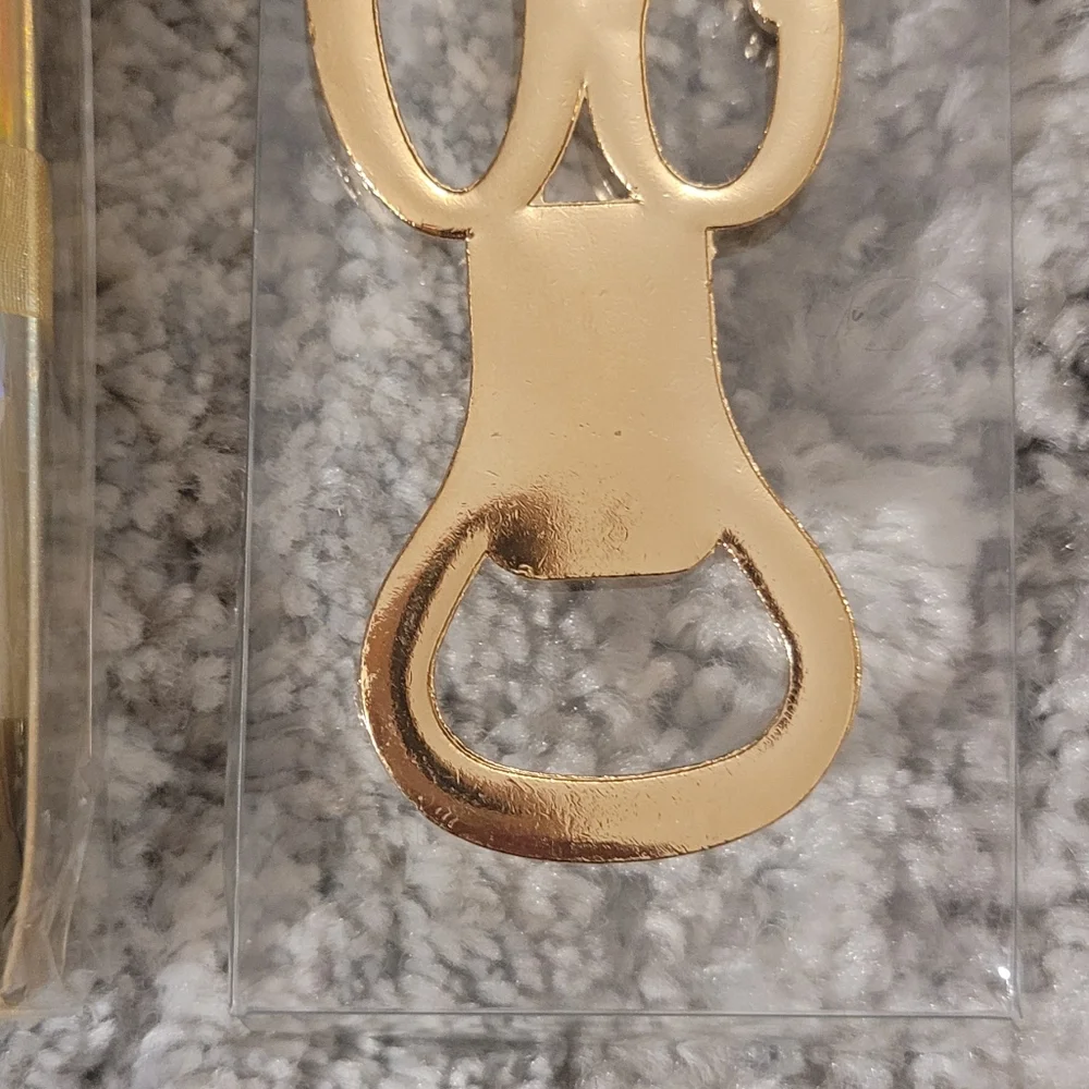 20 pcs gold metal, Bottle openers, favors (celebrate 60 years)